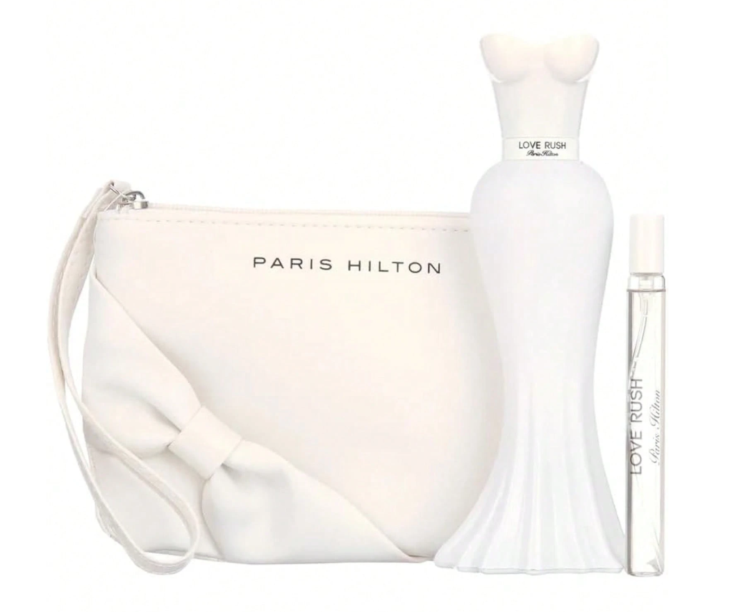 PARIS HILTON LOVE RUSH L 3.4EDP/MINI/WRISLET WALLET