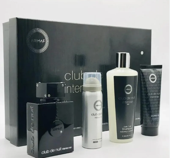 ARMAF CLUB DE NUIT INTENSE M 3.6EDT/3.4SG/8.4 SHAMPOO/1.7 DEO SPRAY
