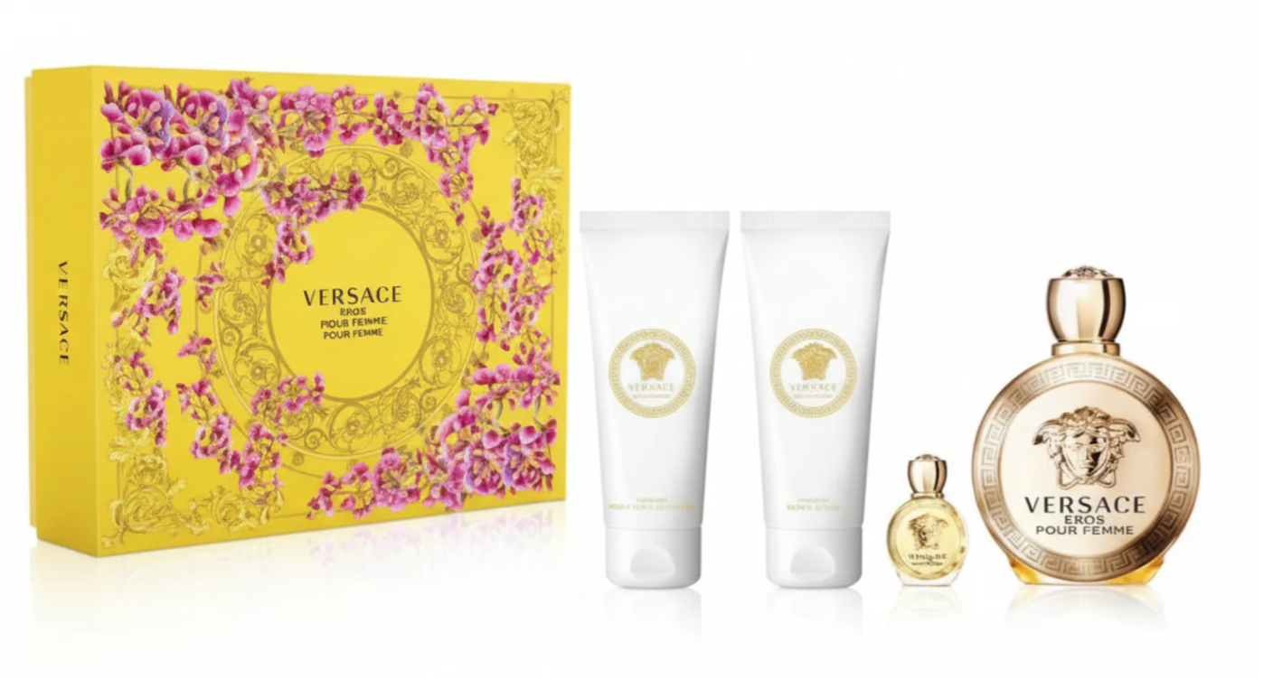 VERSACE EROS POUR FEMME L 3.4EDP/3.4BL/3.4SG/MINI