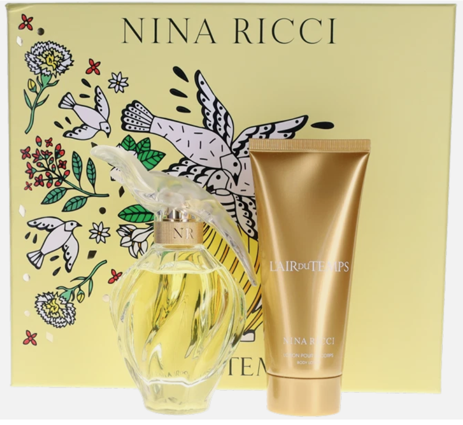 NINA RICCI L'AIR DU TEMPS L 1.7 EDT SPRAY / 3.4 BODY LOTION
