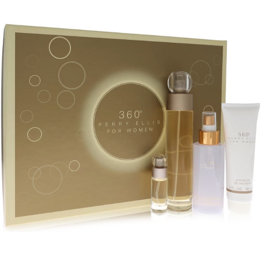PERRY ELLIS 360 L 3.4 EDT/4.0 BODY MIST/3.0SG/MINI