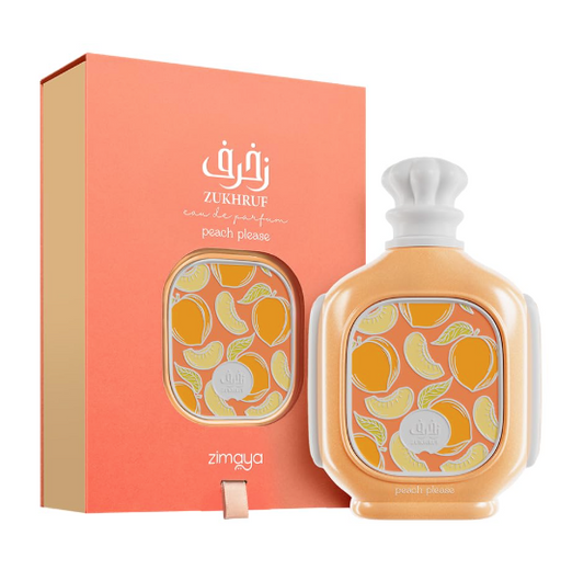 AFNAN ZIMAYA ZUKHRUF PEACH PLEASE U 3.4 EDP SPRAY
