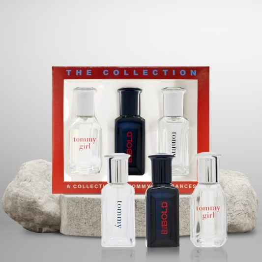 TOMMY HILFIGER 3 x 0.5oz (TOMMY GIRL / THE BOLD / TOMMY COLOGNE).