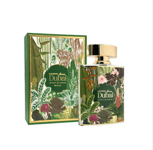 AL HARAMAIN GREEN DUBAI U 3.4 EXTRAIT DE PARFUM SPRAY