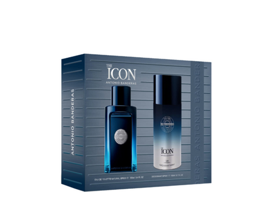 ANTONIO BANDERAS THE ICON M 3.4 EDT SPRAY / 5.0 DEO SPRAY