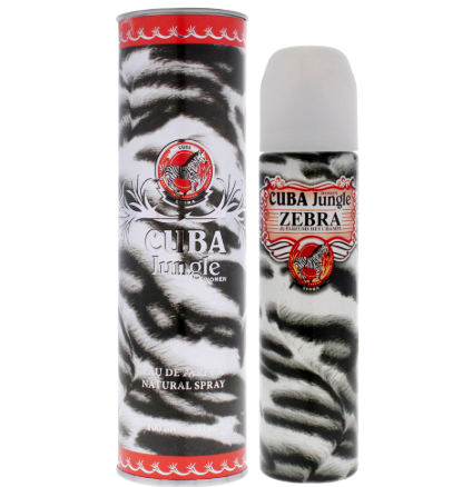 CUBA JUNGLE ZEBRA L 3.4 EDP SPRAY