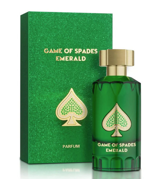 JO MILANO GAME OF SPADES EMERALD U 3.4 PARFUM SPRAY