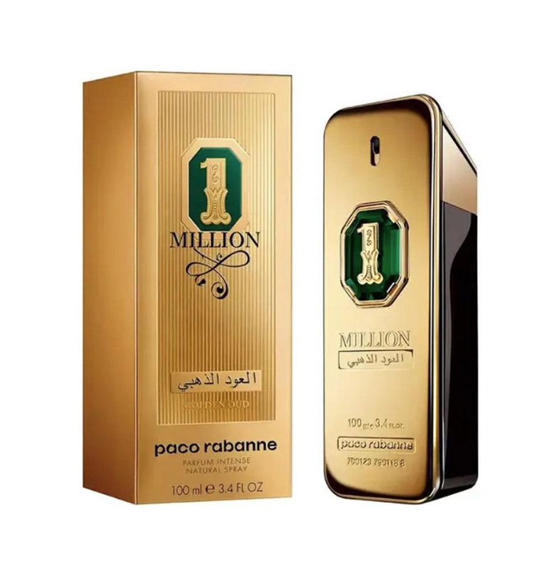 PACO RABANNE MILLION GOLDEN OUD M 3.4 PARFUM SPRAY